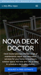 Mobile Screenshot of novadeckdoctor.com